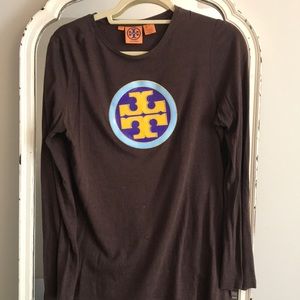 Tory Burch long sleeve logo shirt